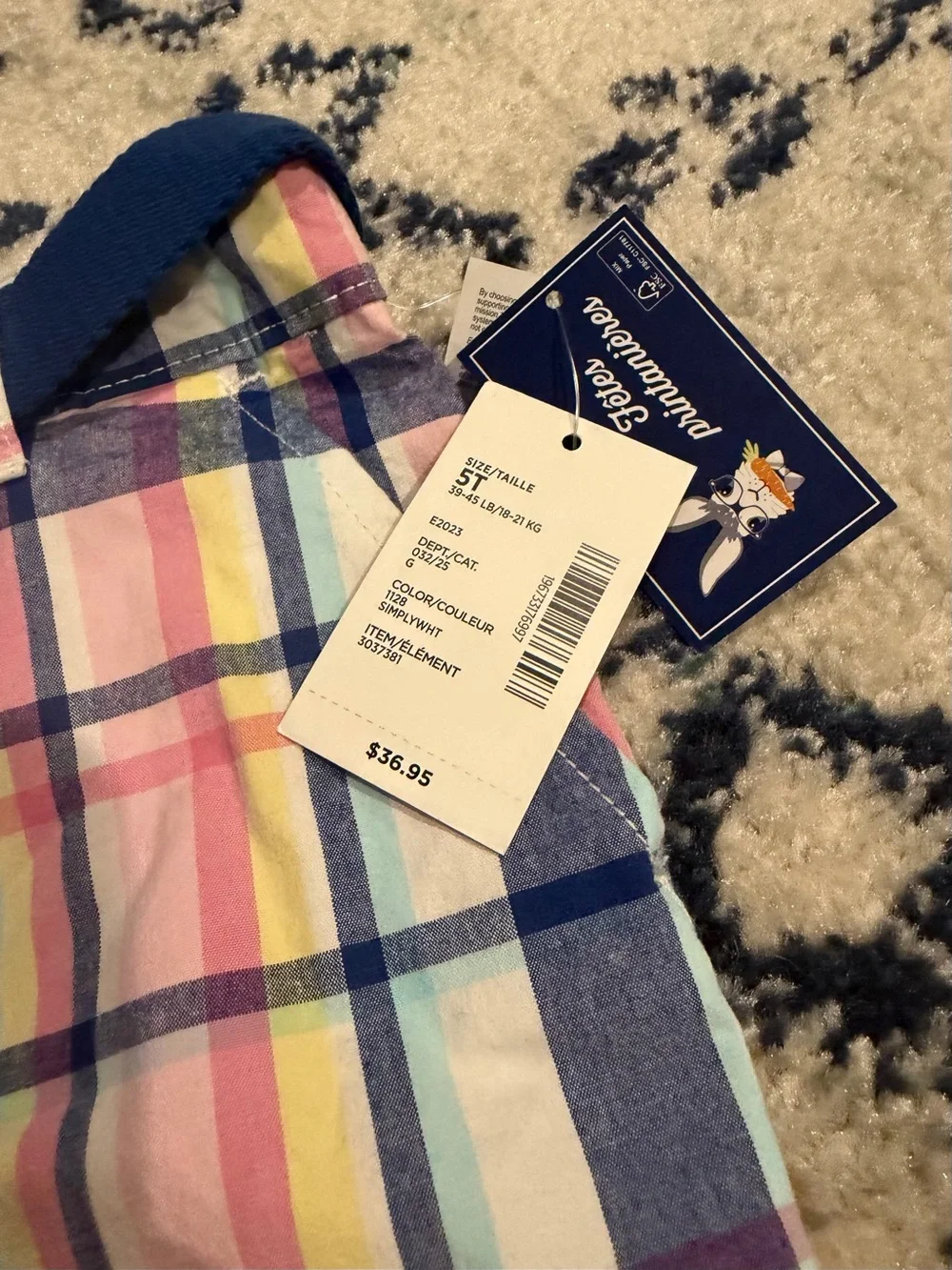 NWT, Gymboree 5T Plaid Shorts with Belt